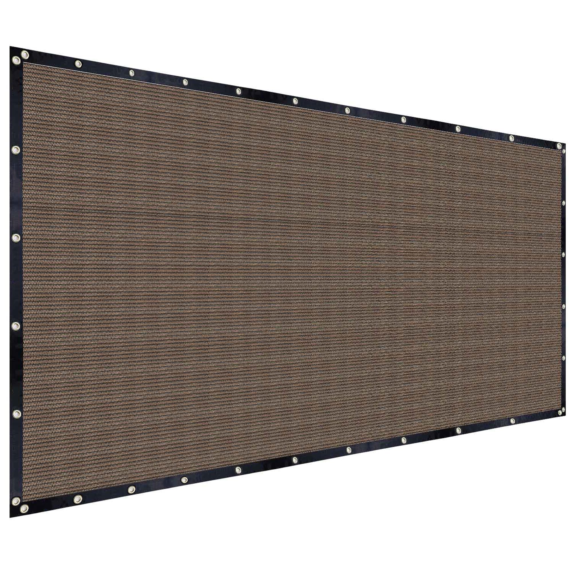 FAIR WIND Shade Cloth 90% Sun Shade Fabric Privacy Screen Shade Cover Patio Canopy with Grommets Shade Net for Garden Outdoor Pergola 10 x 20 FT - Mocha