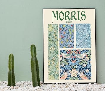 Wallbuddy William Morris Poster of Design Patterns (8.3 x 11.7 (A4))