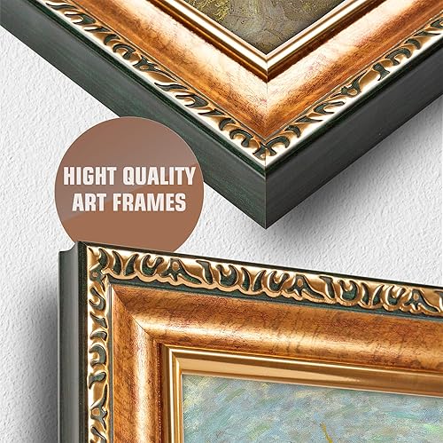 Miniatura 184 de A&T ARTWORK The Starry Night de Vincent Van Gogh. Tamaño del marco: 36 x 30 pulgadas, tamaño de la imagen: 30 x 24 pulgadas, reproducciones clásicas