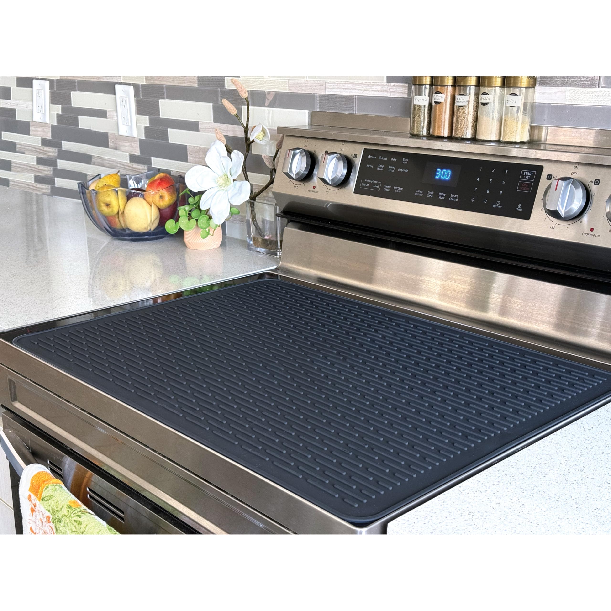 Couvercle En Silicone 71x51 Cm, Protection Plaque à Induction