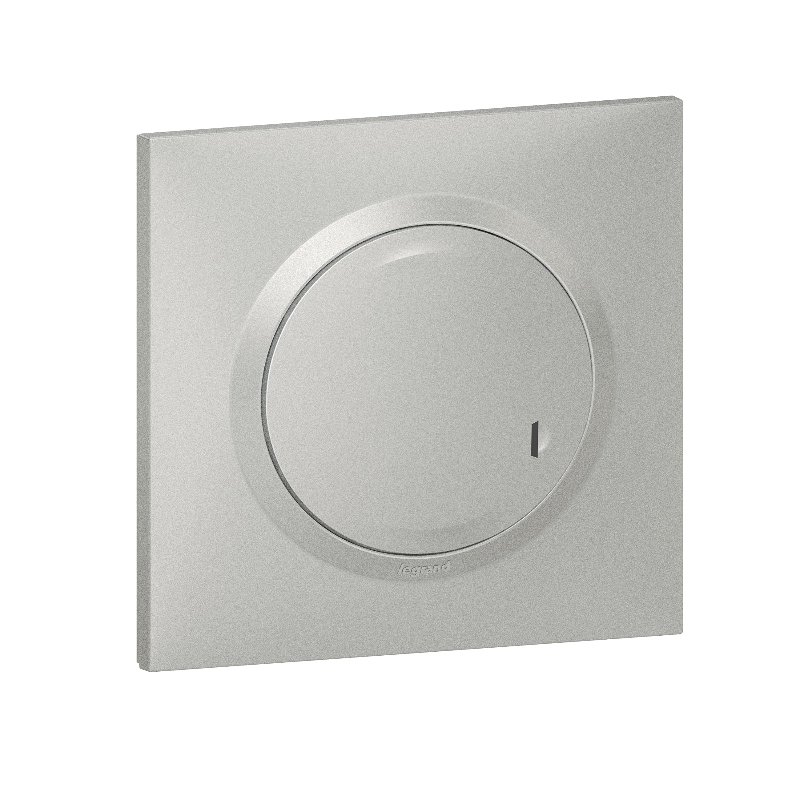 Legrand Dooxie with Netatmo Schalter mit Dimmer-Option angeschlossen, kabellos, 5 W bis 300 W, Aluminium