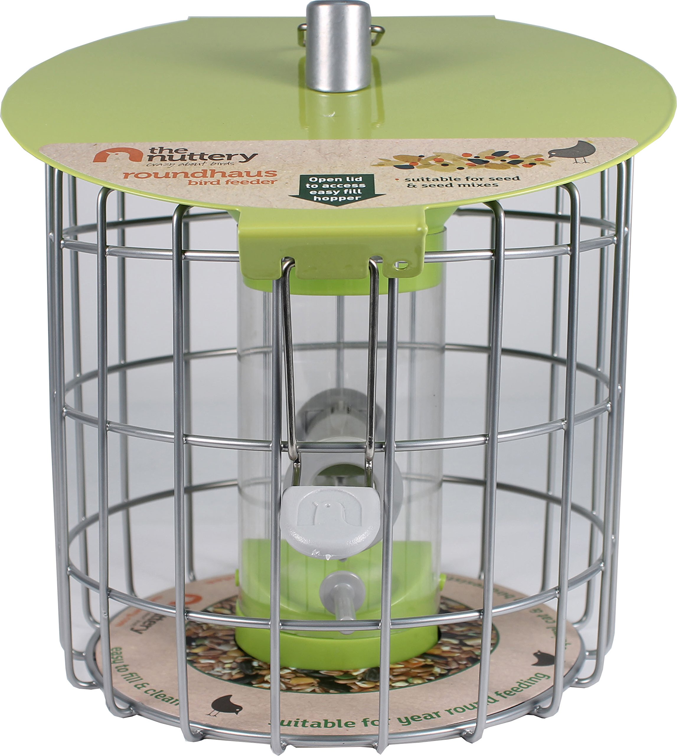 The Nuttery NC005 Roundhaus Compact Seed Feeder