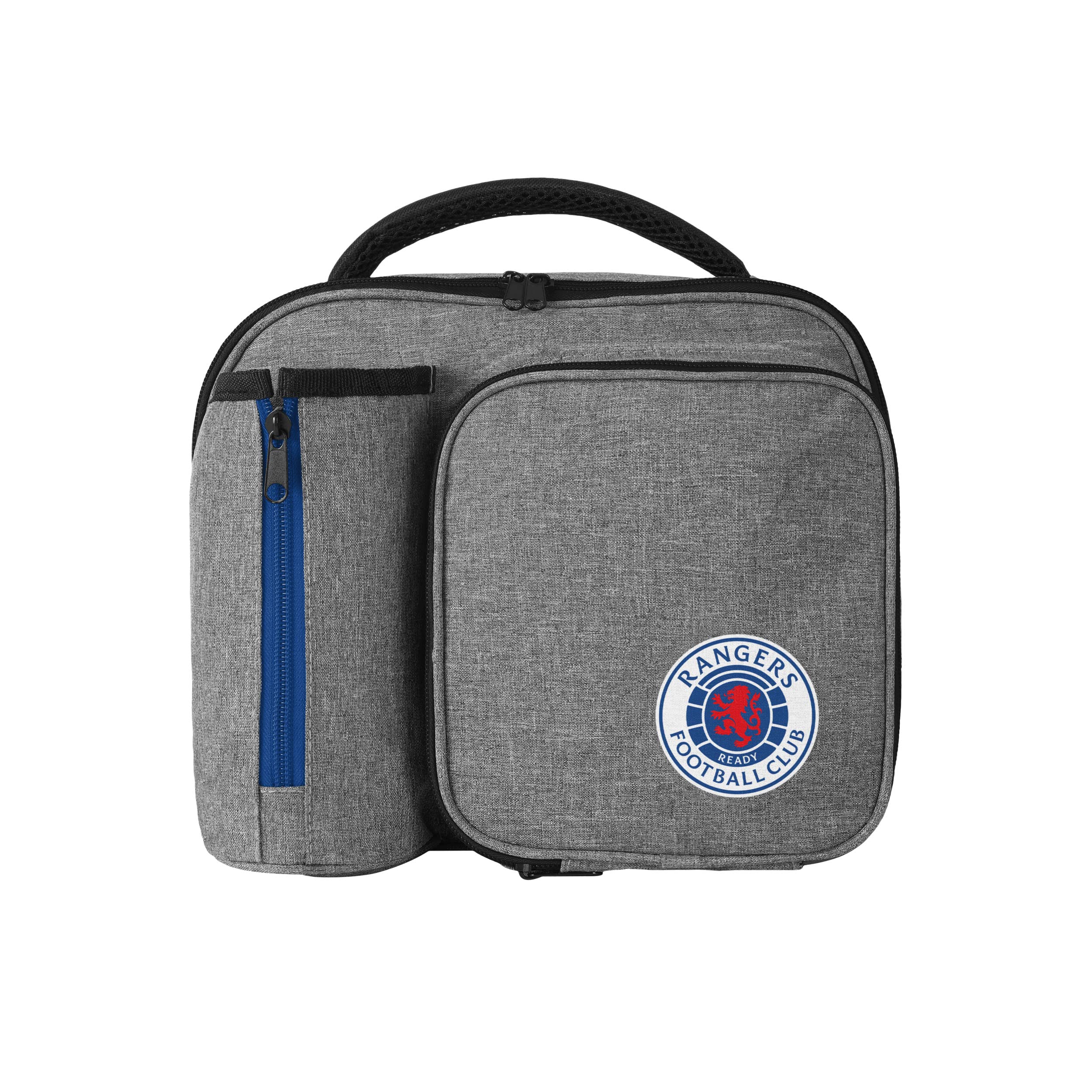 FOCO Official Rangers FC Grey Football Lunch Bag with Bottle Holder