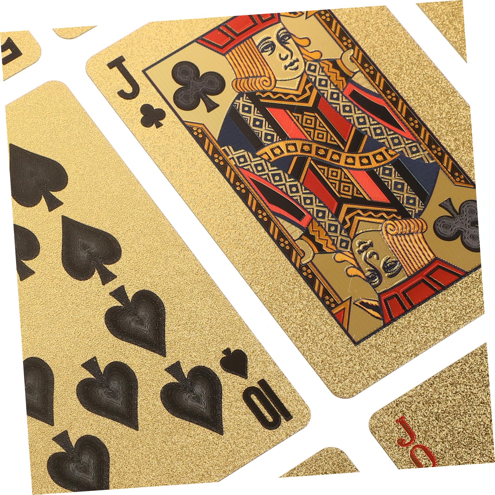 Alasum 5packungen Goldene Pokerkarten Aus Langlebig Und Praktisch Für Kartenspiele Für Partys Und Sammlungen Leicht Zu Transportieren