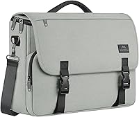 Vista 55 de MATEIN Bolsa tipo mensajero para hombres, mochila escolar para adolescentes, ligera de 17.3 pulgadas, maletín para laptop grande, bolsa cruzada