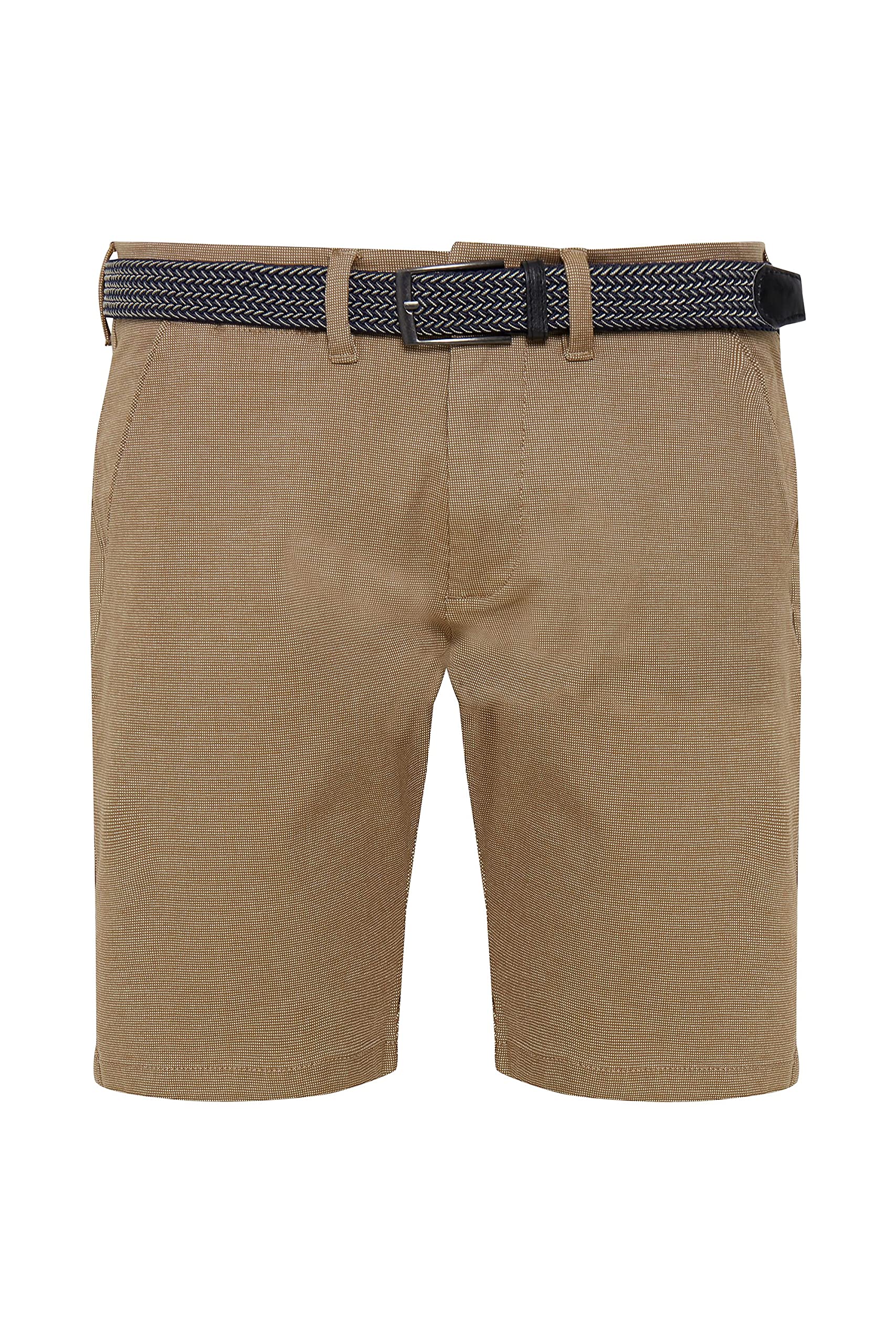 Indicode IDLozano Herren Chino Shorts Bermuda Kurze Hose mit Stretch und Gürtel