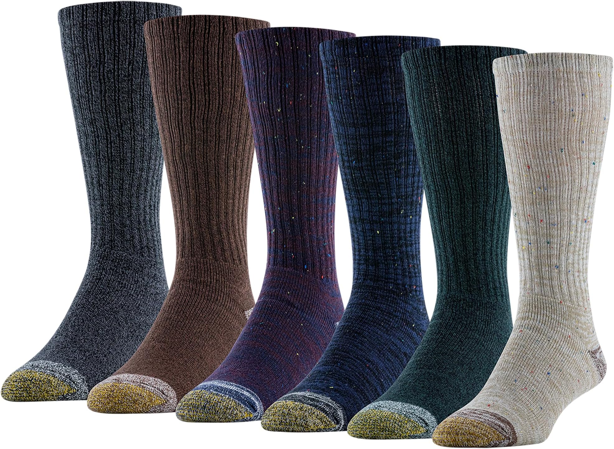 GOLDTOE Men's Harrington Crew Socks (Multipack)