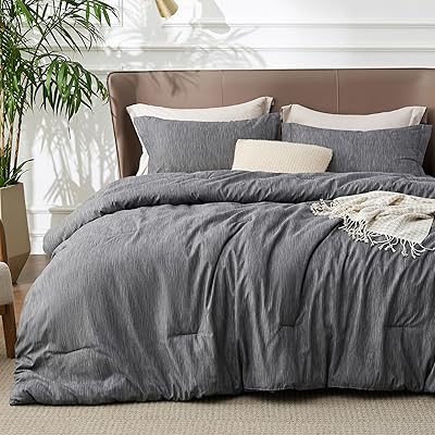 Bedsure King Size Comforter Set - Beige King Comforter Set, Soft Bedding for All Seasons, Cationic Dyed Bedding Set, 3 Pieces, 1 Comforter (104"x90") and 2 Pillow Shams (20"x36"+2")