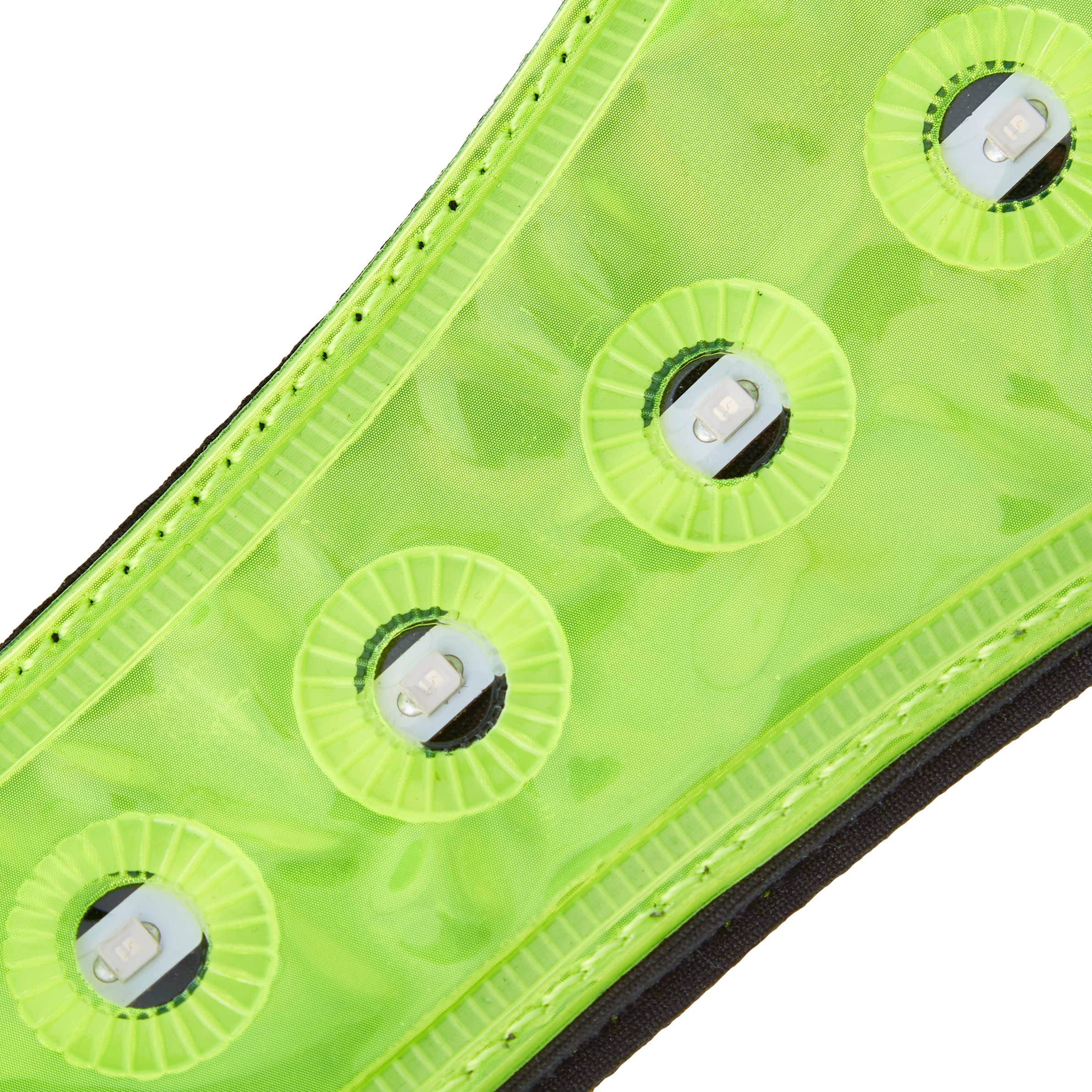 Cuerpo/Chaleco con Luces LED Frontal Y TRASERAS para Scooter, verde