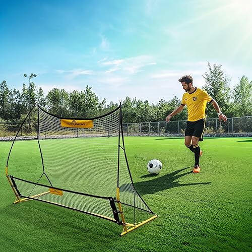 Miniatura 3 de Red de rebote de fútbol 2 en 1, red de rebote de fútbol con estuche de transporte