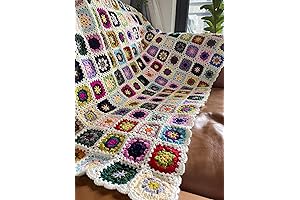 Enchanting Granny Square Throw: A Cozy and Versatile Masterpiece