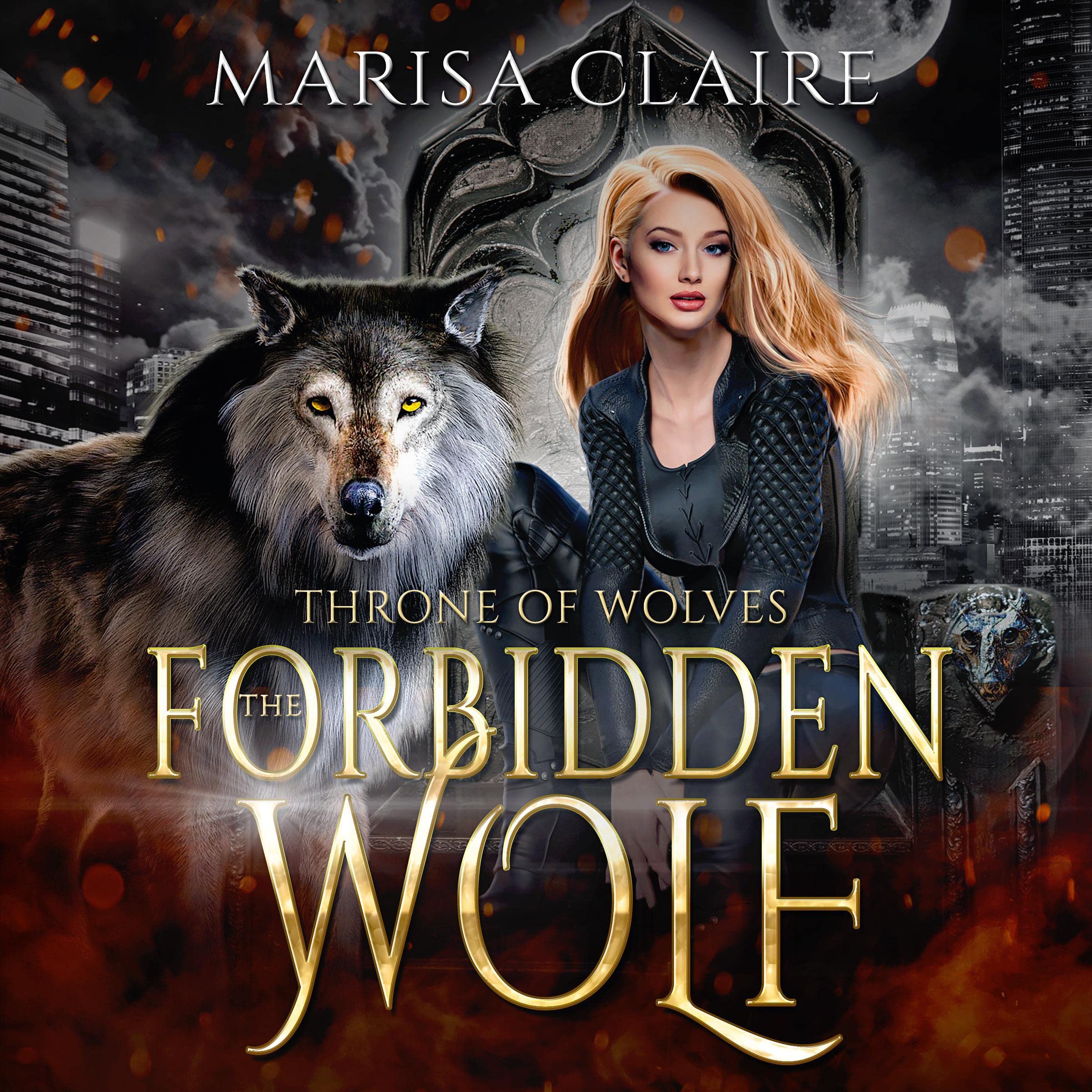 Cover art for The Forbidden Wolf: Throne of Wolves
