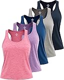 Real Essentials Women's Racerback Tank Tops