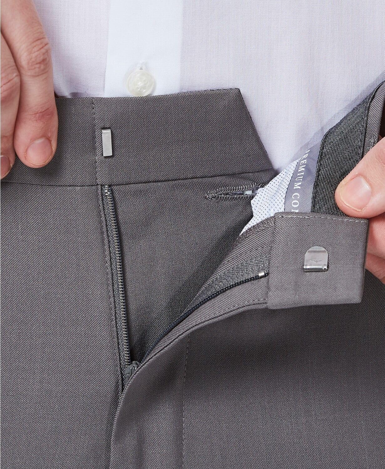 Haggar Men’s Premium Comfort Slim Fit Dress Pant - Image 4