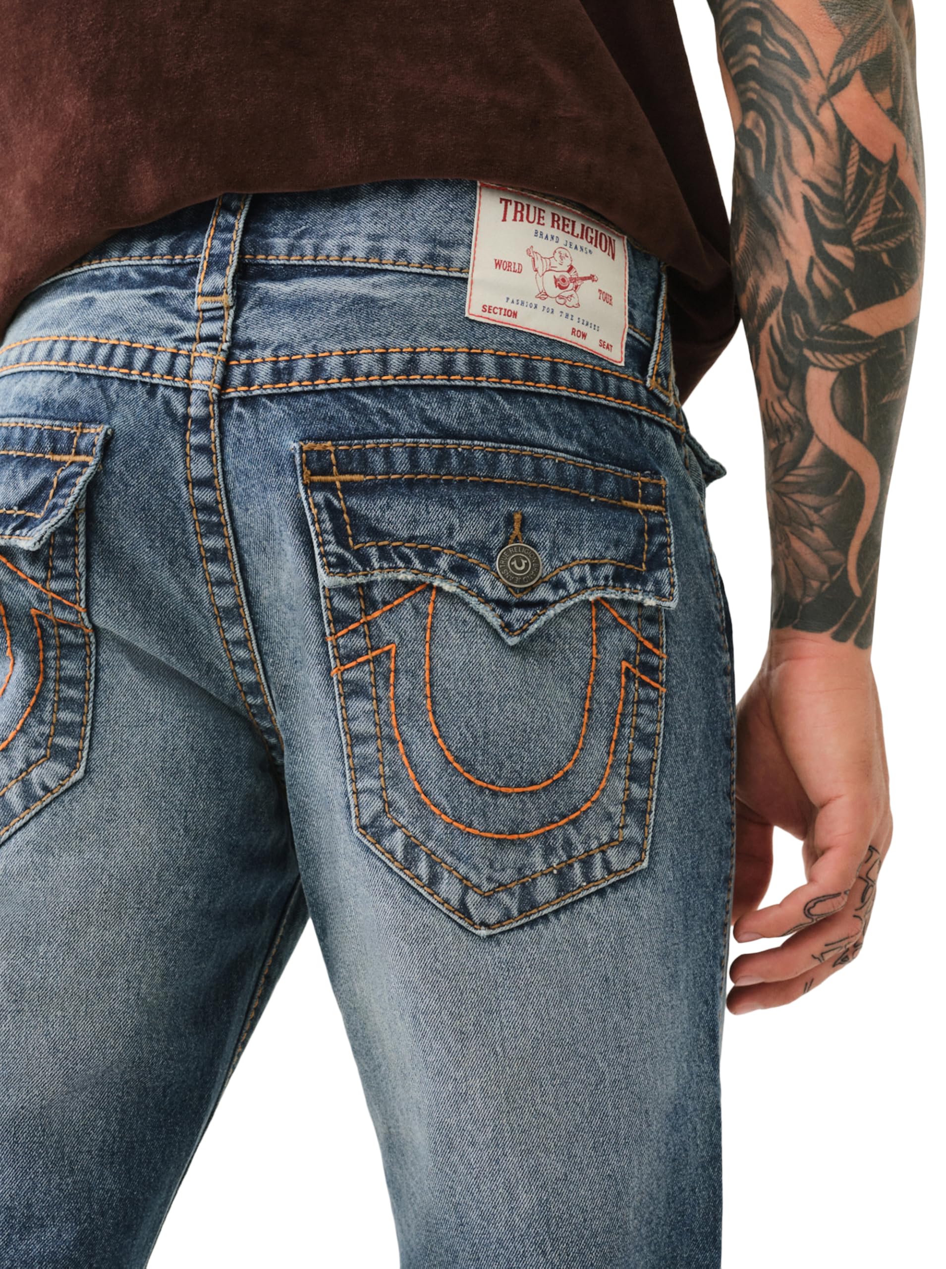 True Religion Men's Billy Big T Flap 1/2
