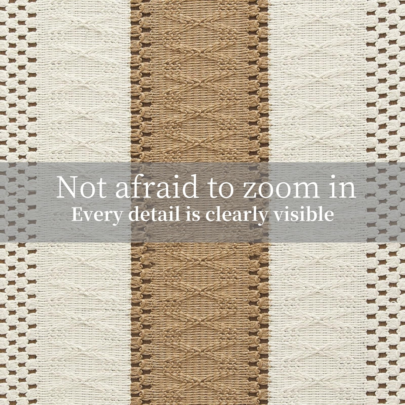 1 runner da tavolo alla moda, stile bohémien, stile rustico, in stile rustico, lavabile, decorazione da tavolo, per feste, compleanni, matrimoni (kaki 4, 30 x 350 cm)