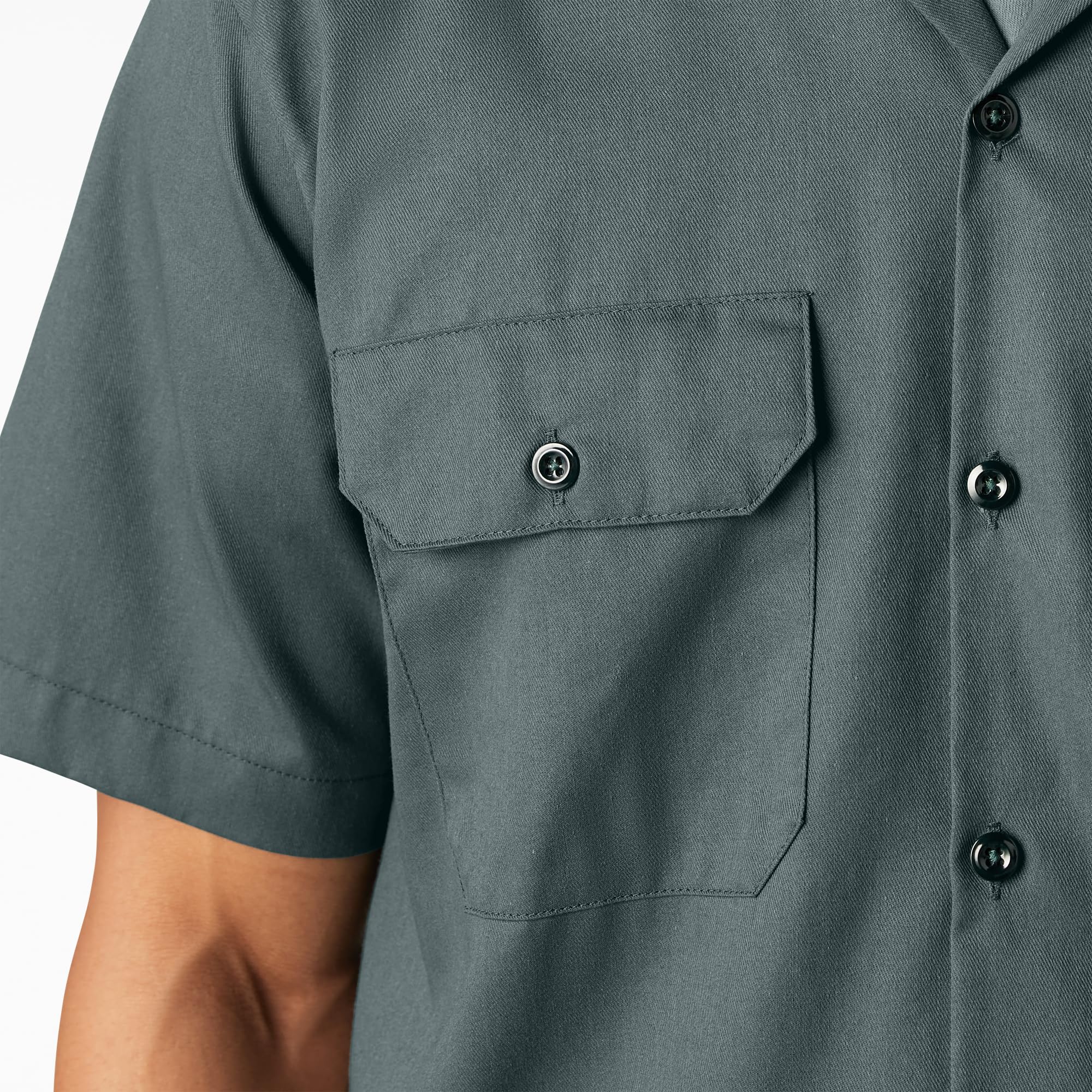 Dickies Long Sleeve Work Shirt Chemise à Bouton Bas, Opaque Homme