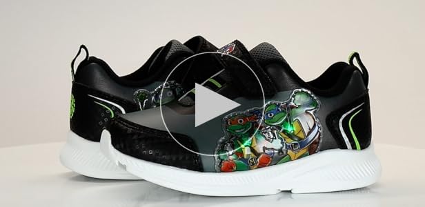 Amazon.com | Teenage Mutant Ninja Turtles Laceless Sneakers LED