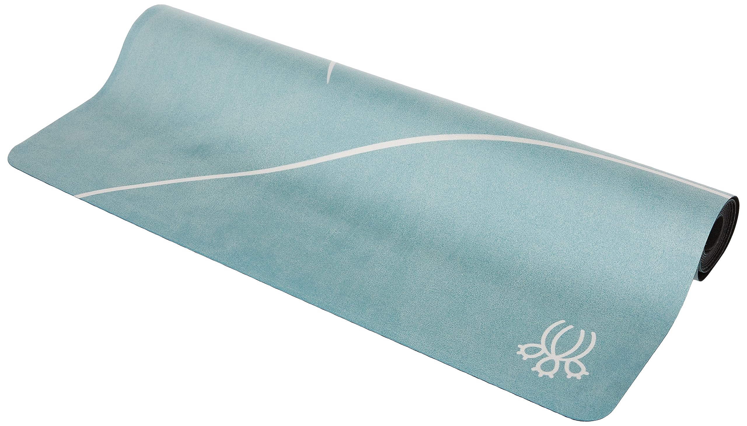 Prickly PearBreathe Deep Non-Slip Suede Top Travel Yoga Mat, 1 mm Thickness