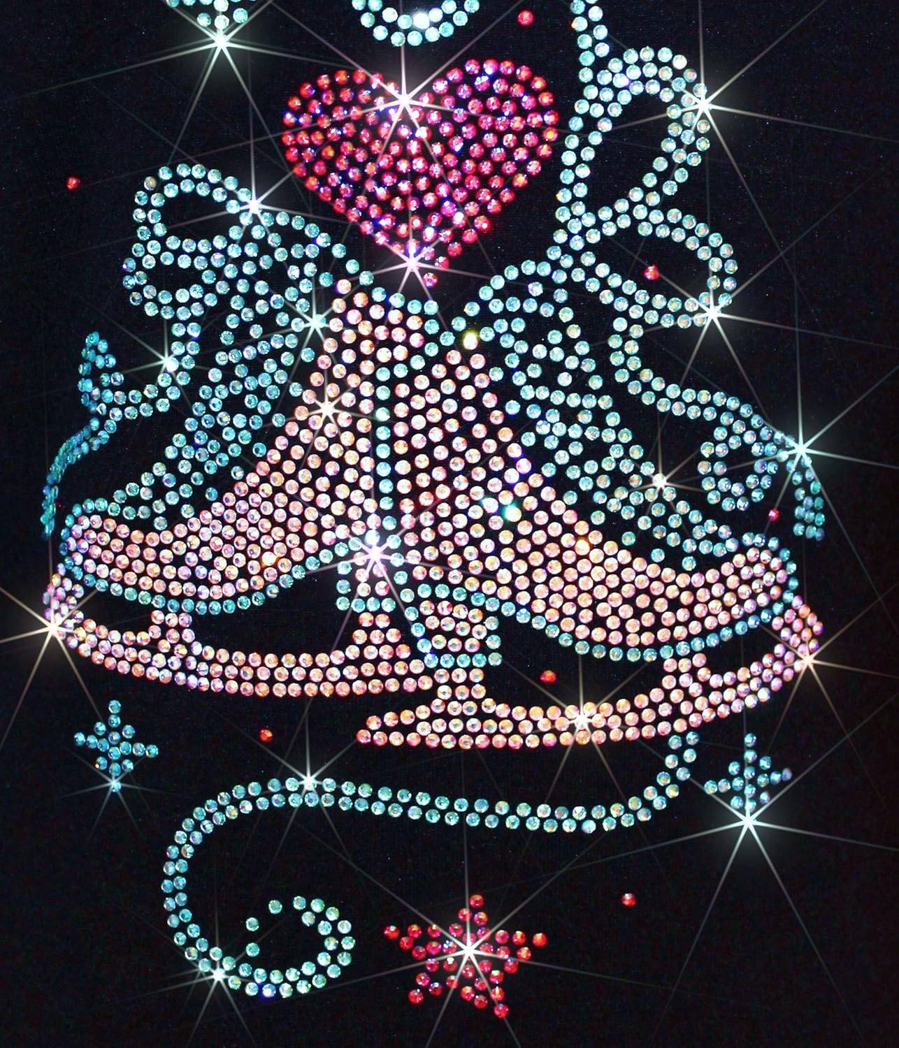 Ice Fire Polartec Figure Skating Jacket Skate with Heart Design