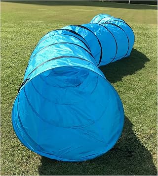 FurryFriends 18 Foot Long, 2 Foot Wide Opening, Premium Pet Agility Tunnel, Outdoor Training and Exercise Equipment for Dogs, Puppies and Other Animals