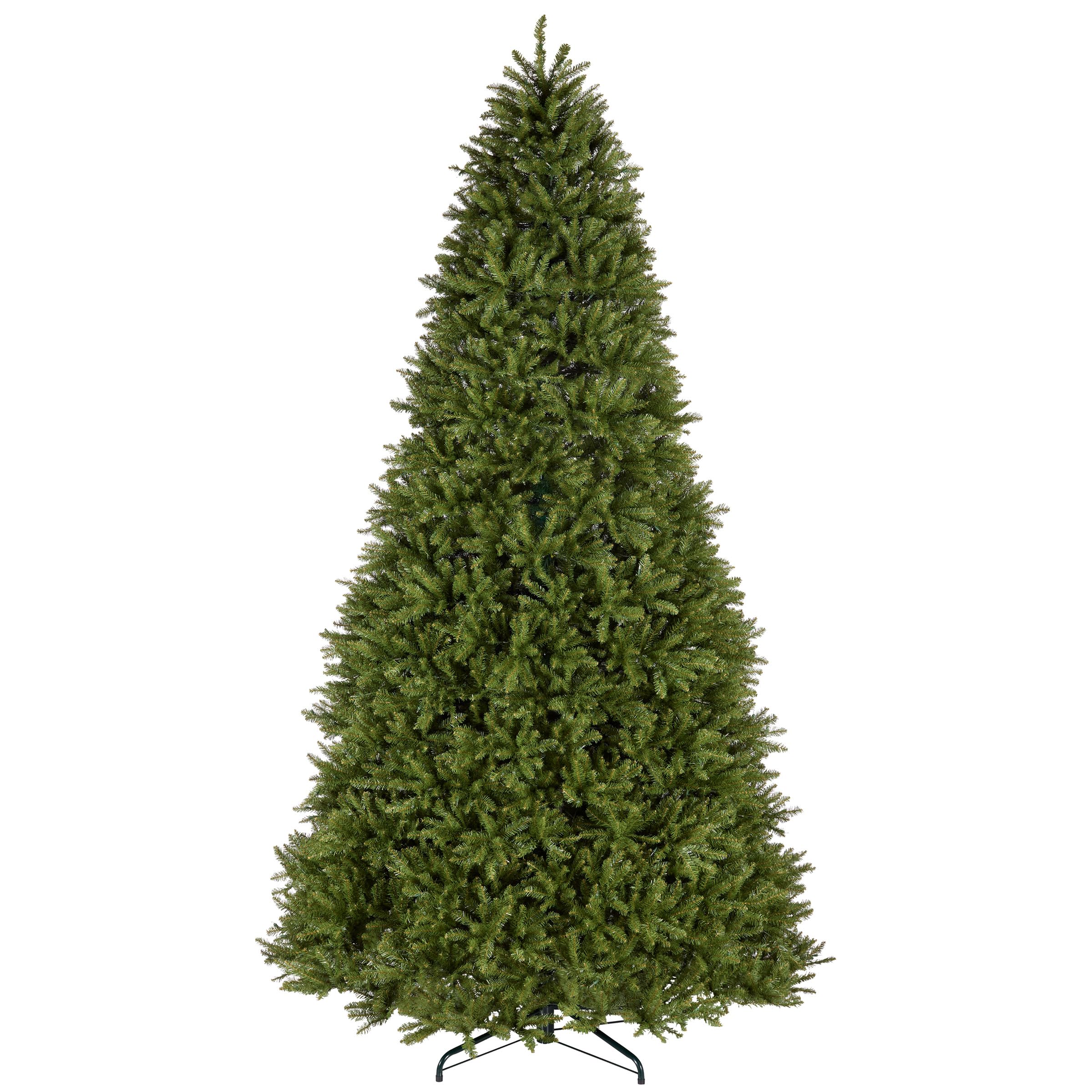 National Tree Company 12ft Pre-Lit Dunhill Fir Artificial Christmas Tree | 1,500 Clear Lights, 7,794 Tips, Includes Stand, Green