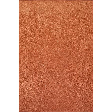 Amazon.com: Home Queen Solid Color Custom Size Runner Area Rug Orange ...