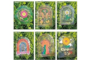 Premium 6Pcs Rainbow Suncatcher Stickers: Ultimate Window Protection Against Bird Strikes