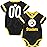 NFL Pittsburgh Steelers Team Jersey Bodysuit, black/gold/white Pittsburgh Steelers, 6-12 Months (138781160STE612-001)