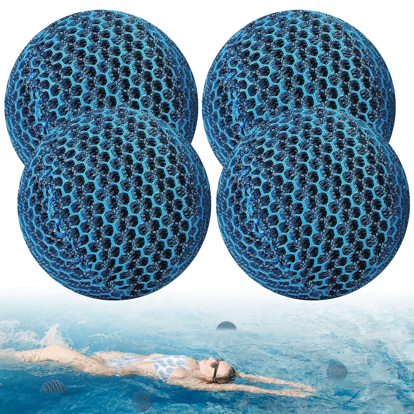 4 sztuki Hot Tub Pool Scum Absorber, 7 cm gąbki do czyszczenia oleju, wielokrotnego użytku do usuwania brudu, oleju i pianki, pasują do jacuzzi, basenu i spa