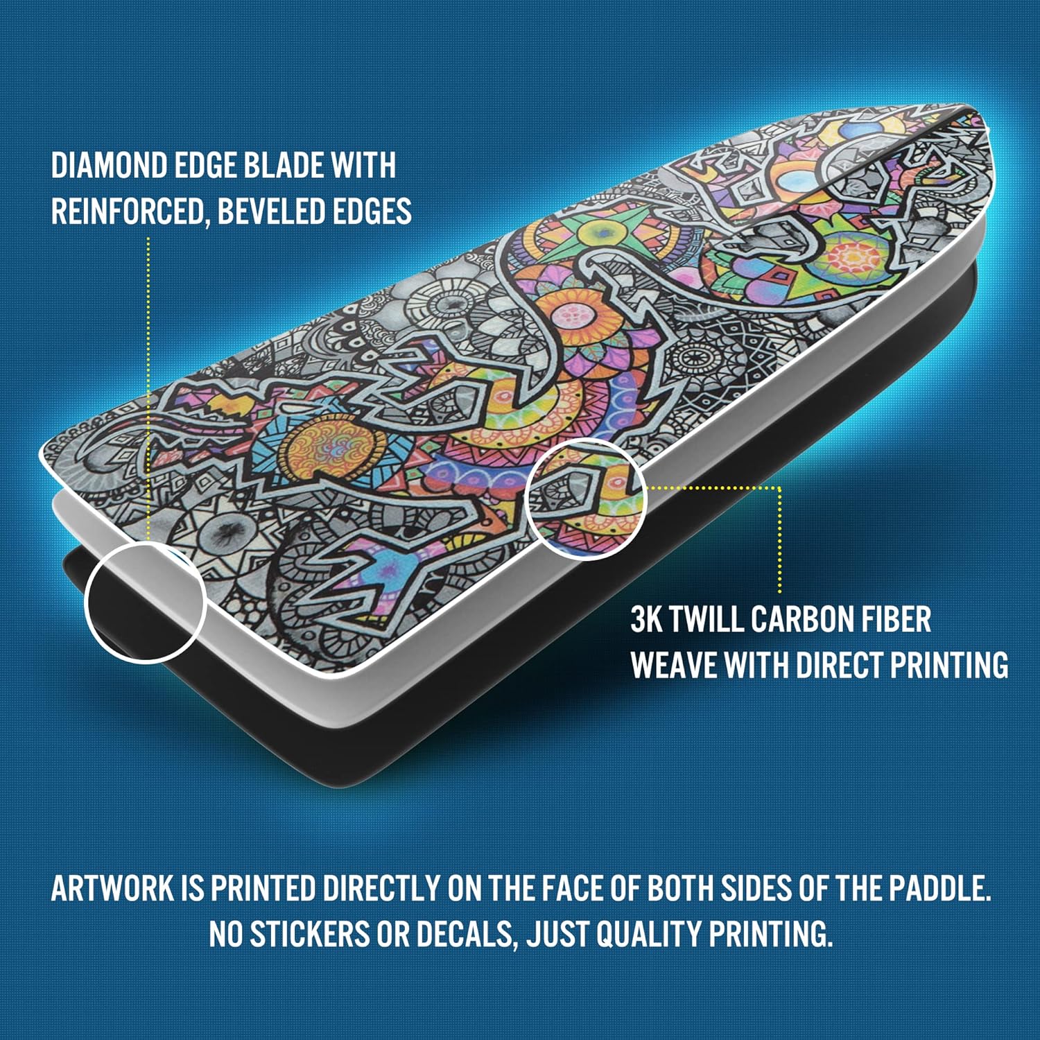 Hornet Watersports Dragon Boat Paddle - Dragon Artist - Adjustable Carbon Fiber Dragon Boat Paddle - IDBF Approved - Dragon Boat Accessories - Dragonboat Paddles