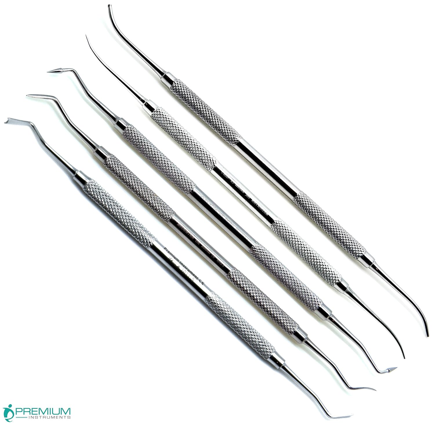 100 Pcs Full Dental Examination Explorers, Curettes, Osteotomes, Sinus Lift, Probes, Excavators, Scalers, Filling, Periosteals, Tweezers Instruments Set