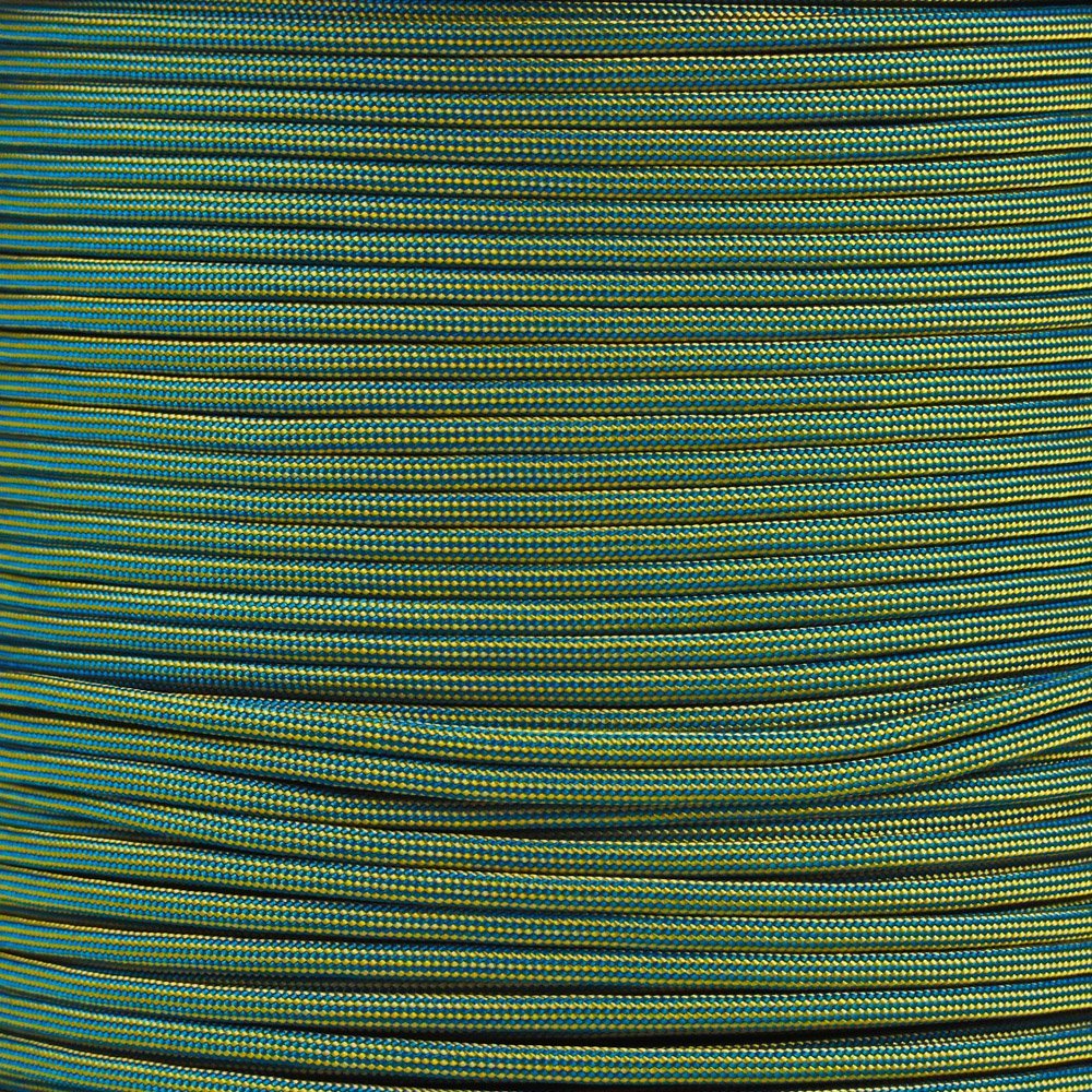 PARACORD PLANET 10', 20', 25', 50', 100' Hanks & 250', 1000' Spools of Parachute 550 Cord Type III 7 Strand Paracord Over 200 Colors