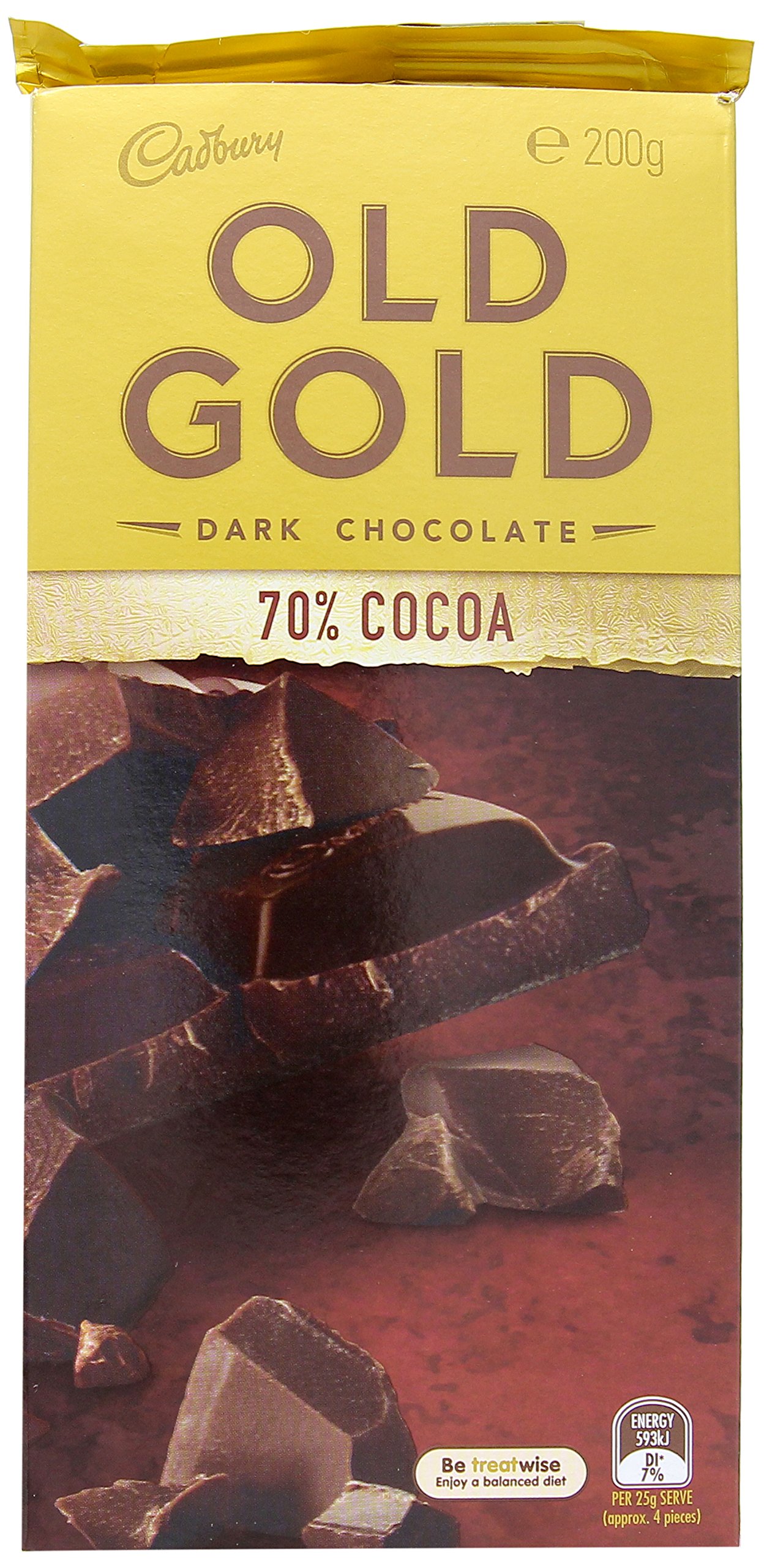Buy Cadbury Old Gold Dark Chocolate 70 Cocoa, 200g Online at