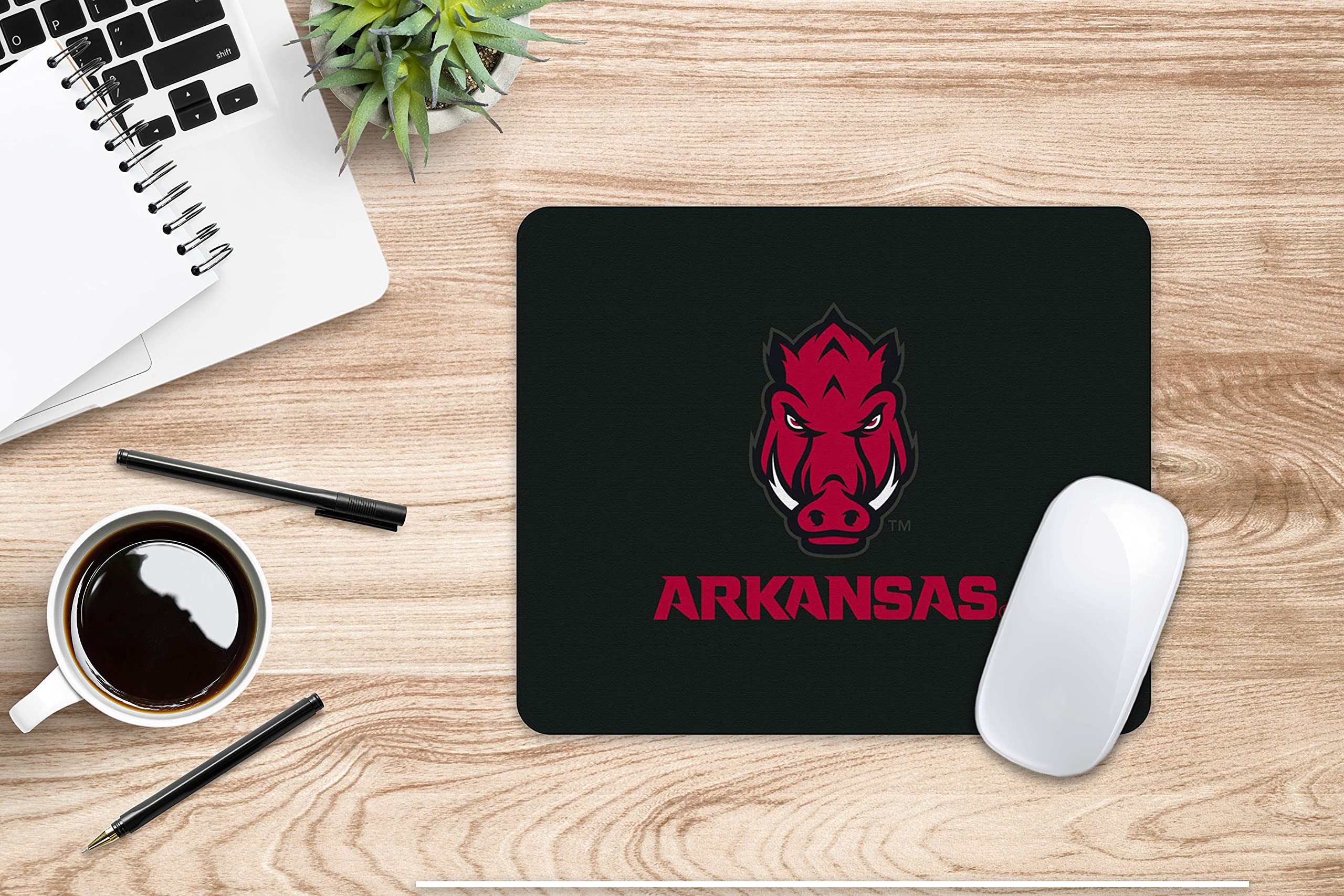 OTM Essentials University of Arkansas - Fayetteville Standard Fabric Mouse Pad, Classic