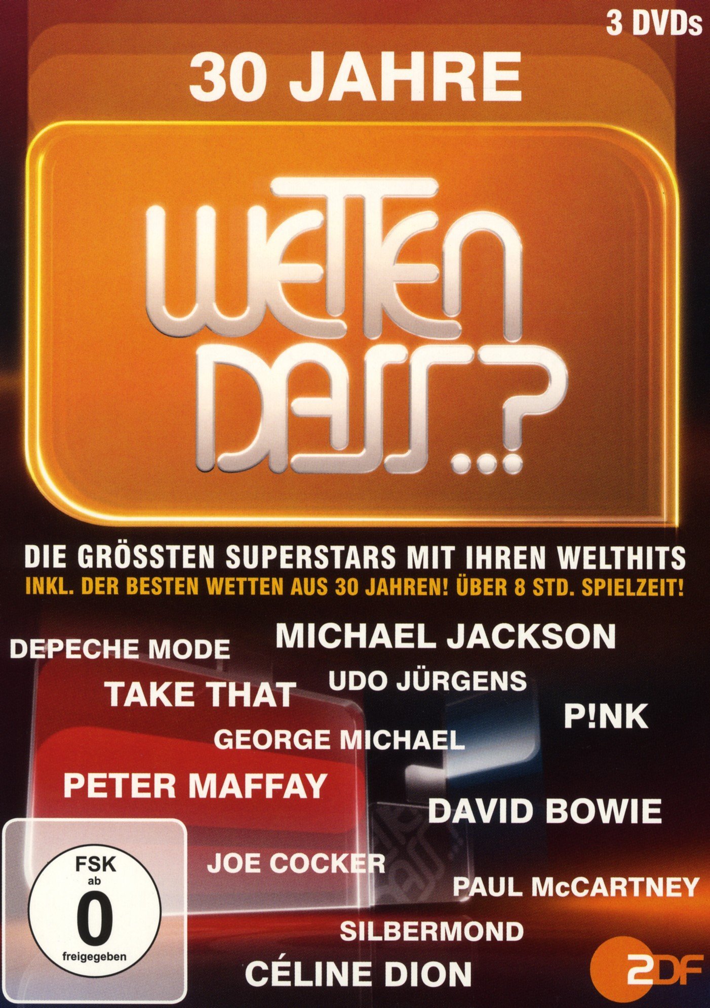 DVD Wetten Dass 30 Jahre edición Alemania para coleccionistas de televisión