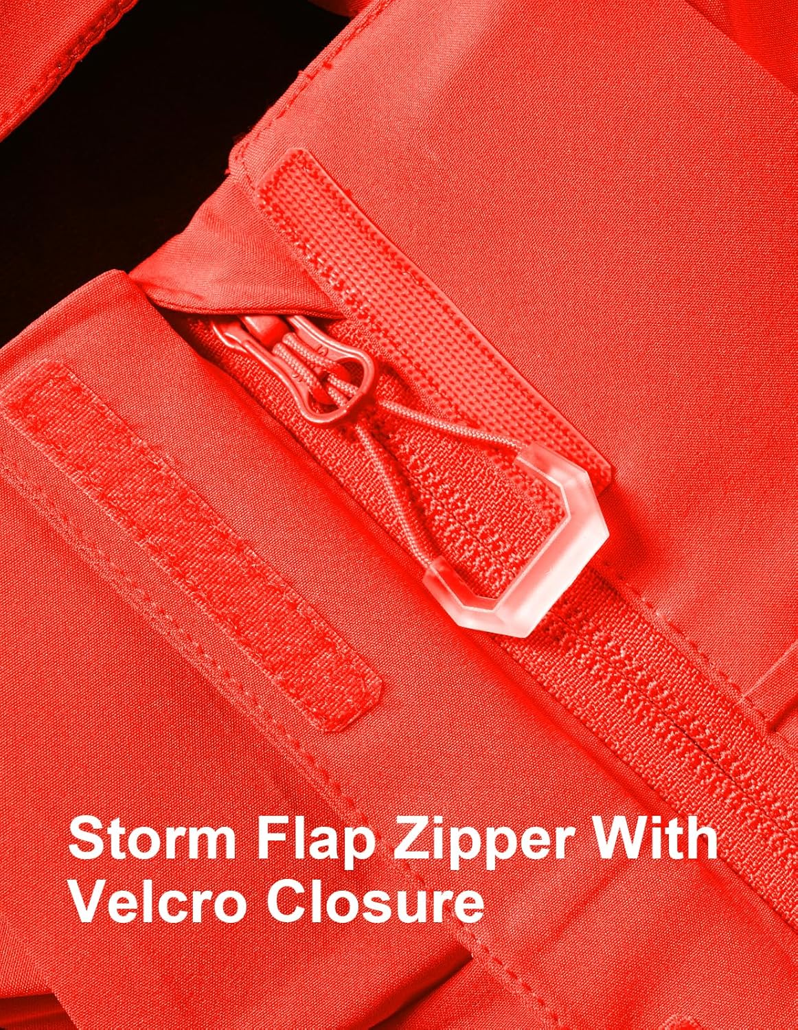 fit space Women's Pro Ski Jacket, Waterproof 15K Snowboard Jacket, Insulated Winter Coat with Helmet Hood & Armpit Vents - Image 10