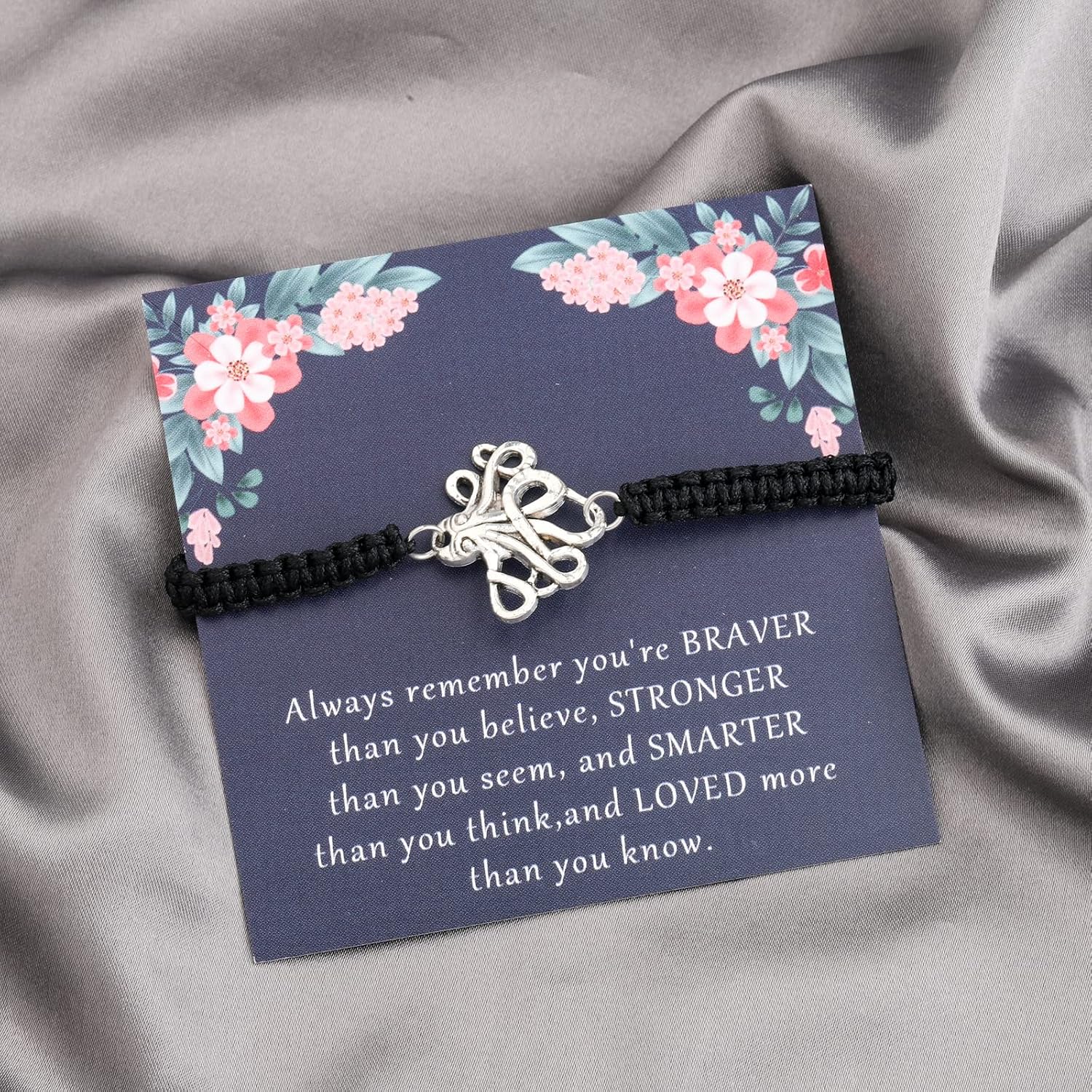 KUIYAI Octopus Bracelet - Octopus Lovers' Friendship Gift - Adjustable