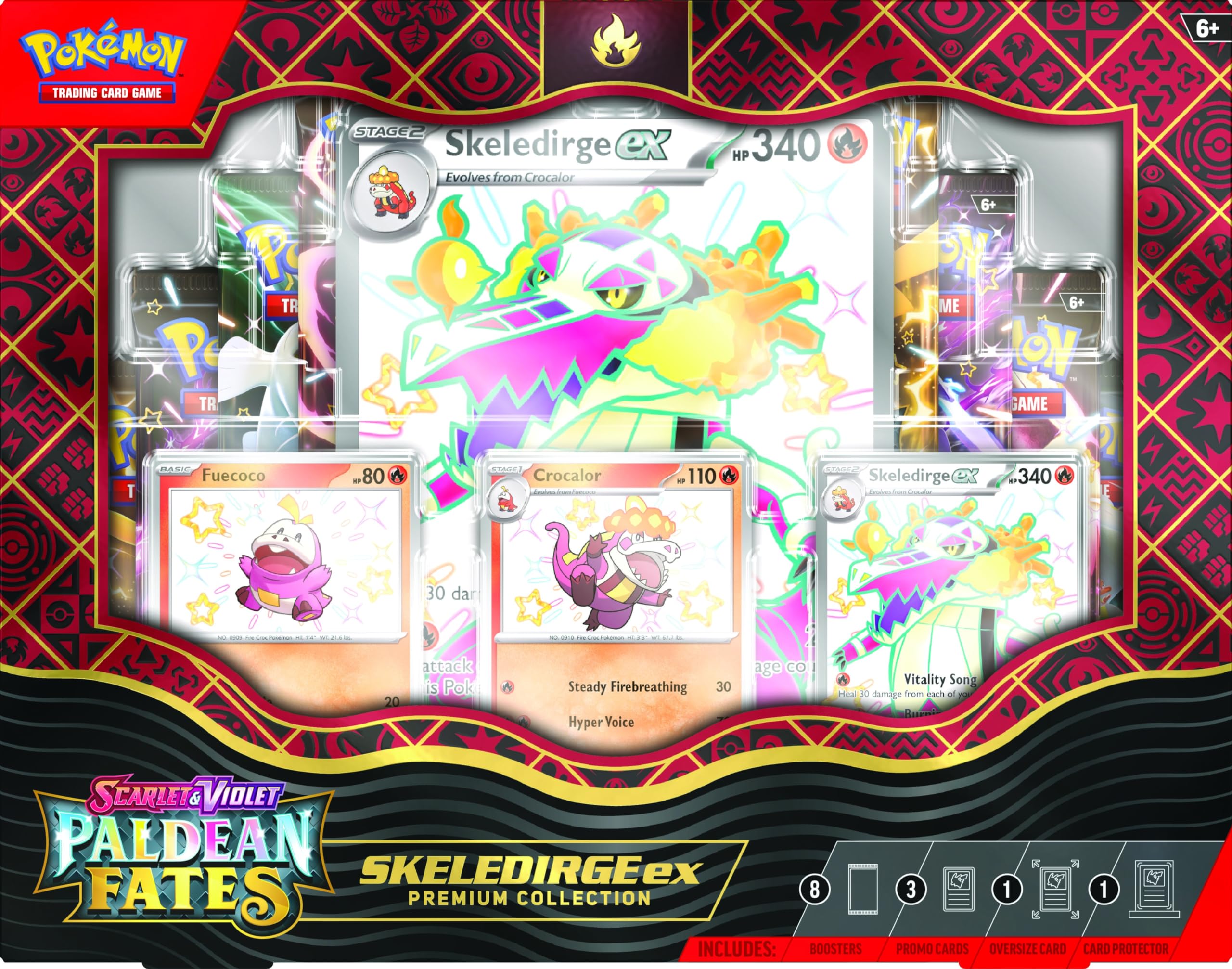 Amazon.com: Pokémon TCG: Scarlet & Violet—Paldean Fates Pokémon ex