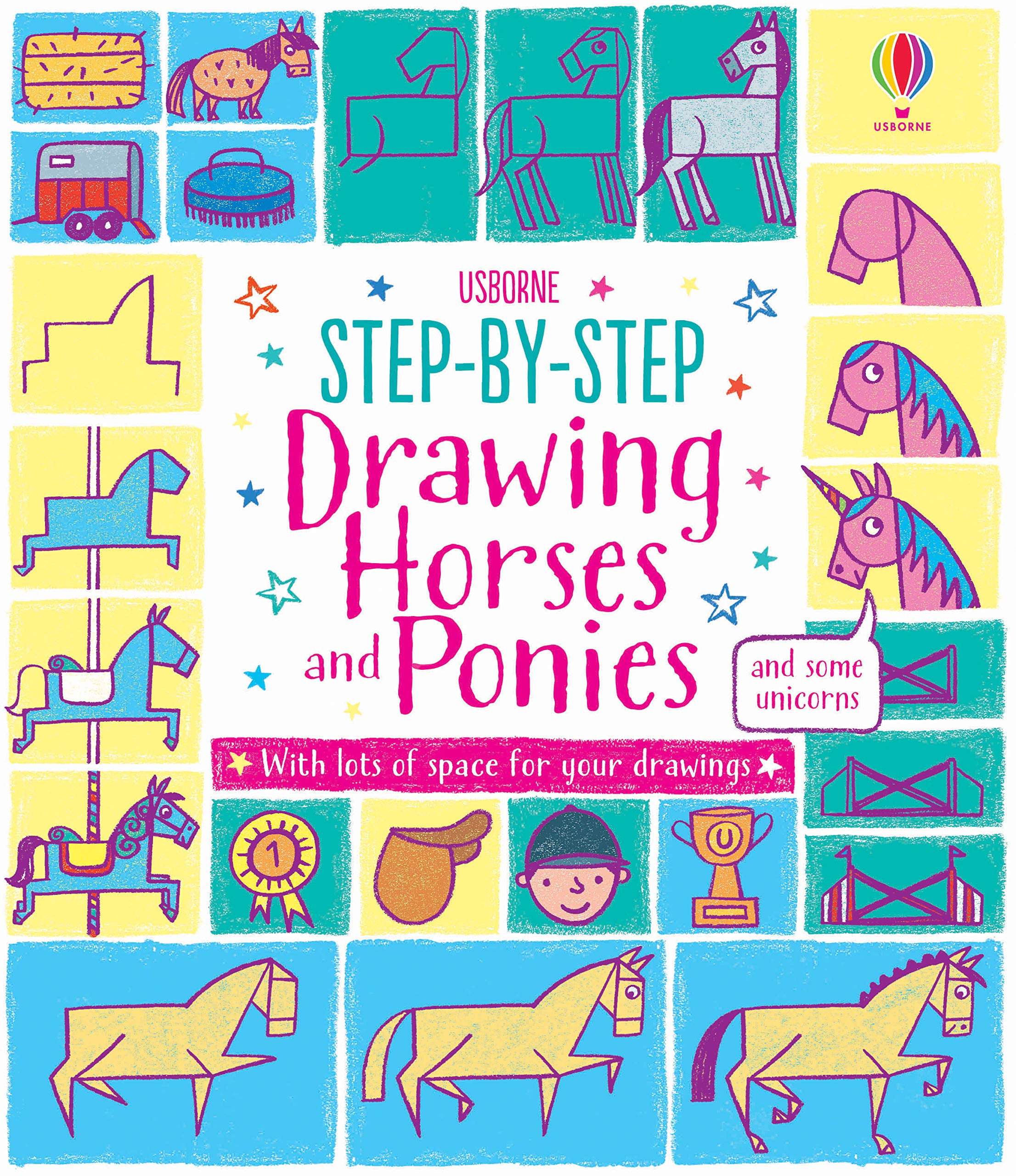 Usborne GB Step-by-step Drawing Horses and Ponies