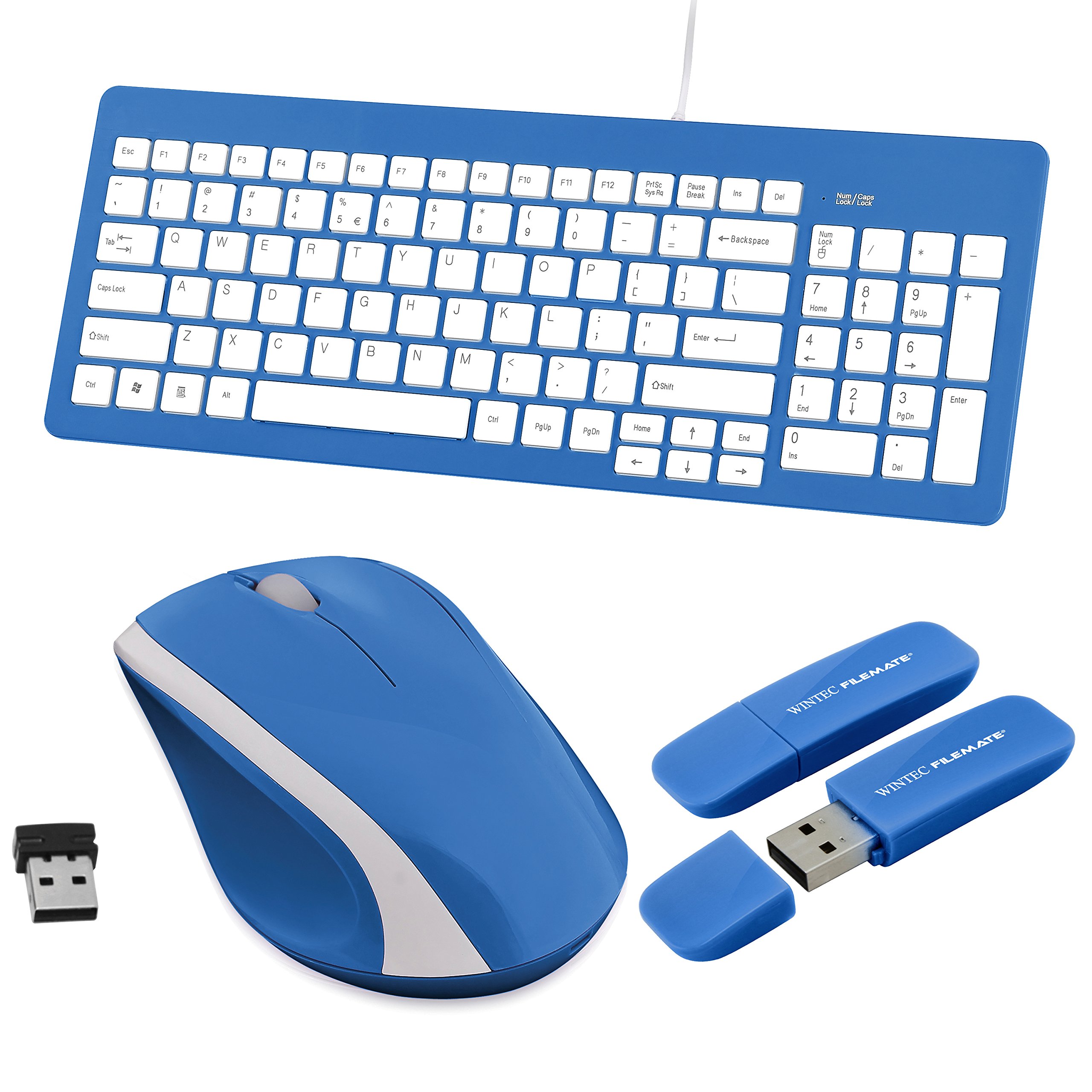 Filemate Imagine B2230 Bundle- K2210 Keyboard, M2210 Mouse, 4GB USB Drive (3FMNB2230UBL-FPS)