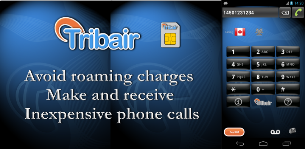 Tribair International SIM for Android