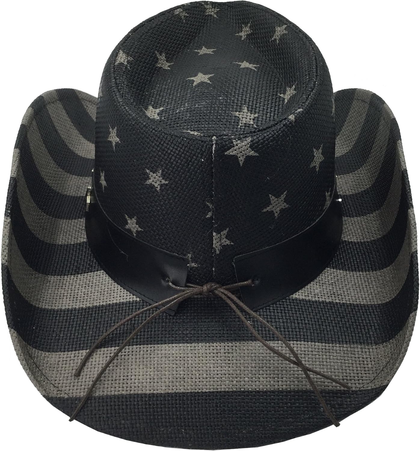 grinderPUNCH Western Outback Cowboy Hat Men's Women's Style Classic Straw Western Cowgirl Hat - Image 3