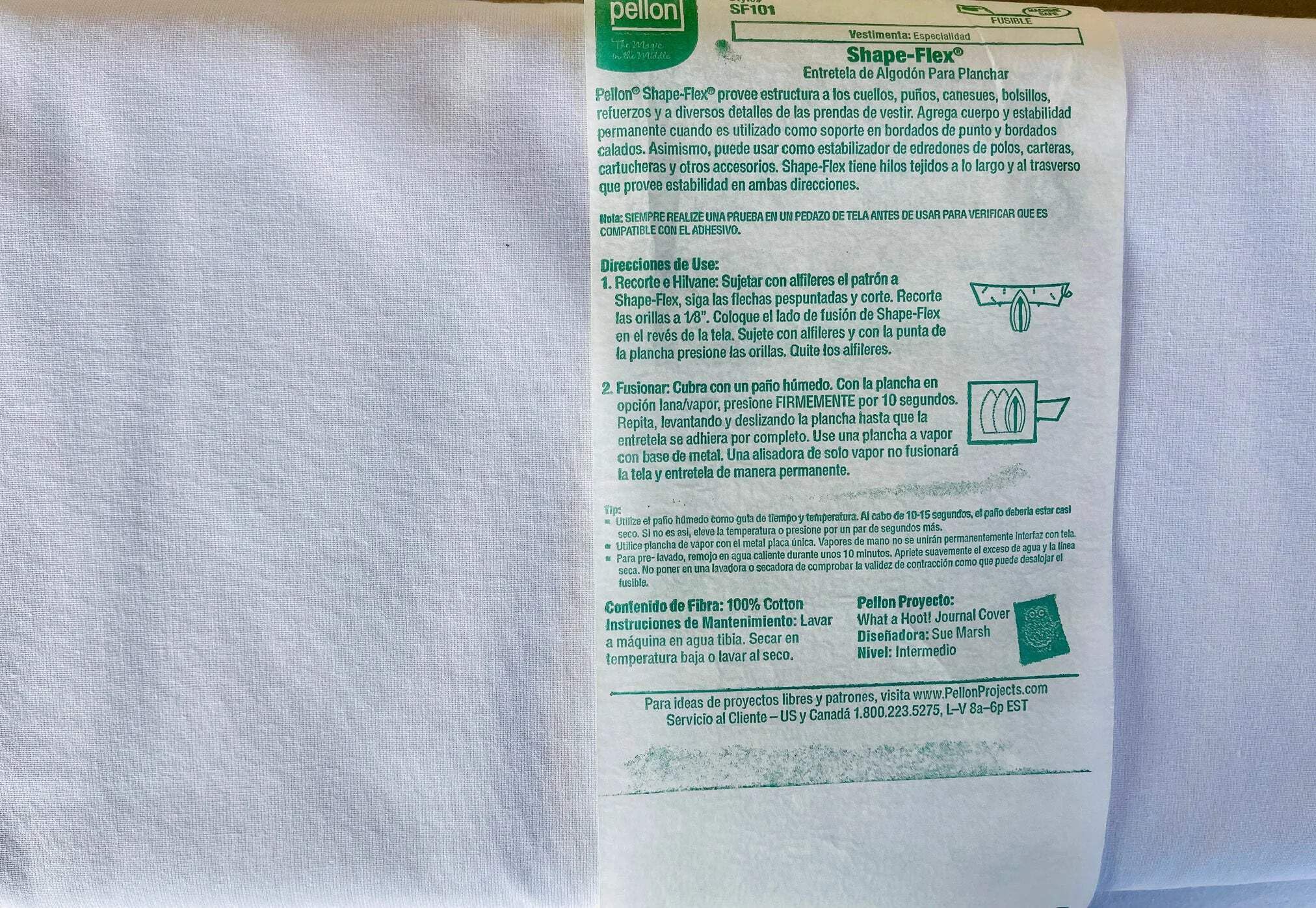 Pellon SF 101 - Shape - Flex - SF-1010 1/2 Yard 20 - Image 4