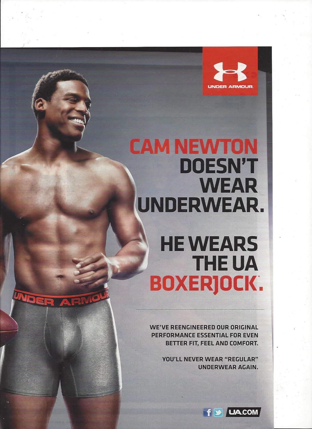 **PRINT AD** With Cam Newton For 2012 Under Armour
