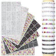 ARTDOT 7 Cases Assorted Letter Beads for Friendship Bracelets Making Kit, 9800 Pieces Pre-Sorted Jewelry Making Supplies Alphabet Beads with Organizer Crafts Gifts