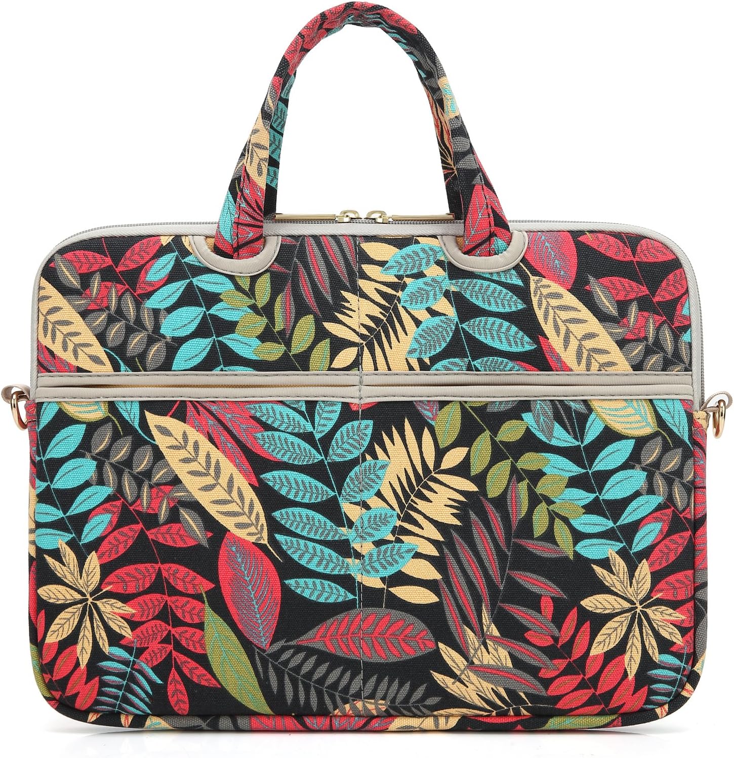 kayond Forest series Black Patten water-resistant Laptop Shoulder Messenger Bag Case Sleeve for 12 Inch 13 Inch Laptop - Image 5