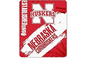 NCAA Nebraska Cornhuskers Fleece Throw Blanket