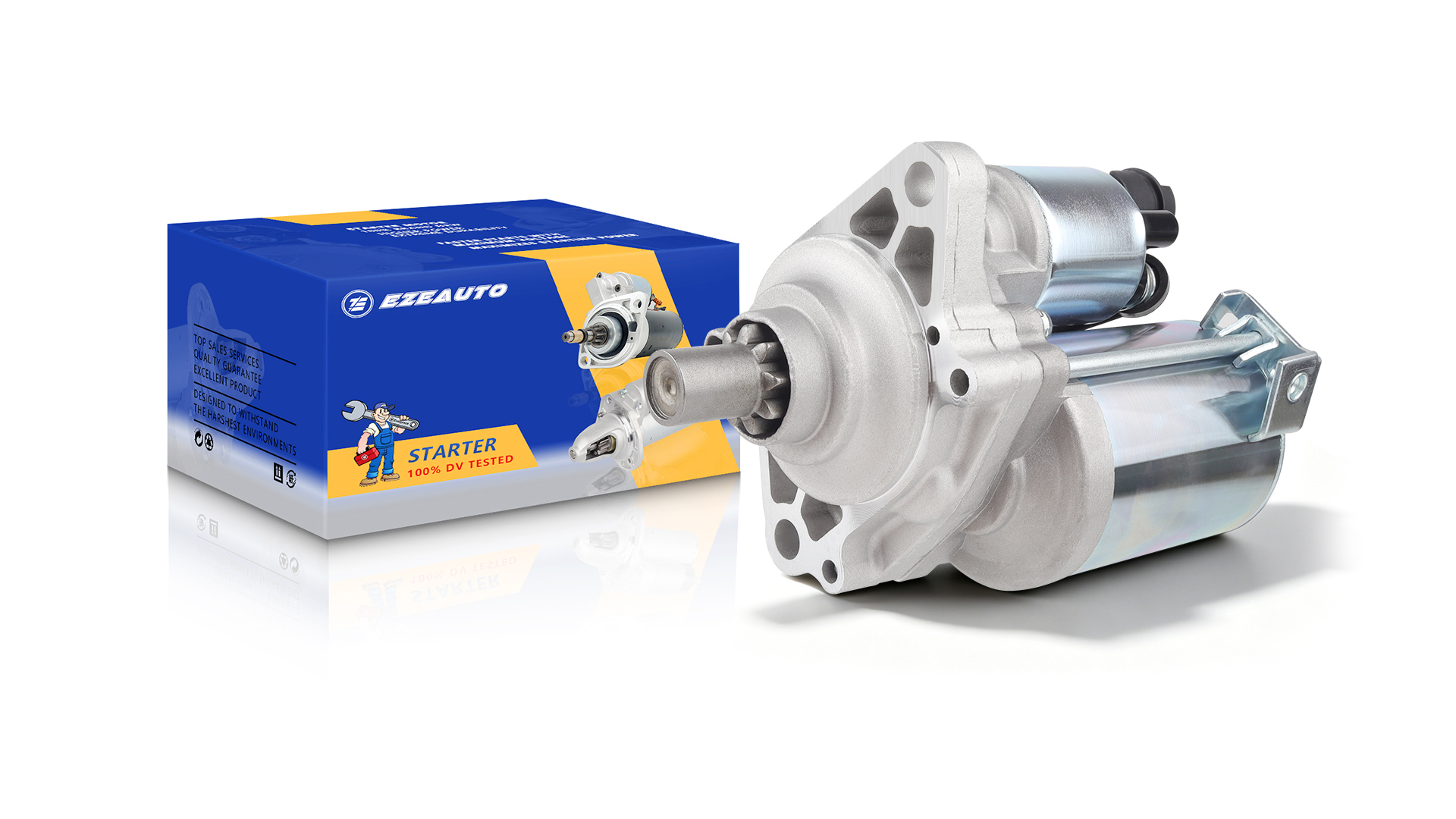 Image of Ezexpreze 17729 New Starter for 2.2L 2.3L Honda Accord 1996-2002 (Automatic Transmission), for Odyssey 1996-1998, for Acura Cl 1997-1999 (Automatic Transmission), for Isuzu Oasis 1996-1999