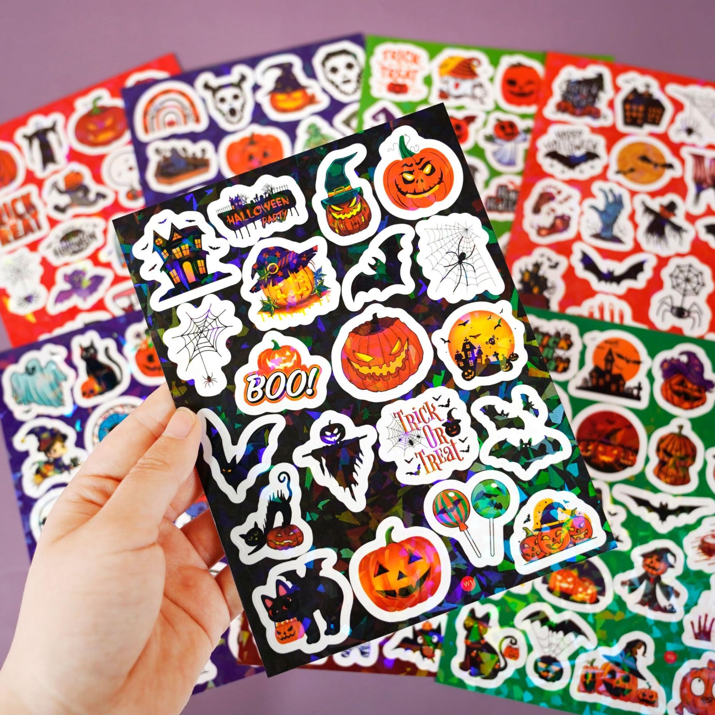 Masper Halloween Stickers, 16 Sheets/320 Unique Happy Halloween Stickers - Image 4